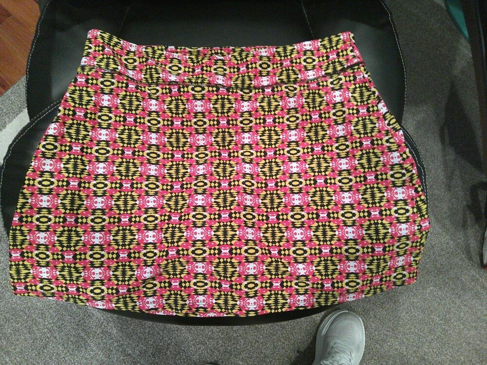 SOUTHWIND APPAREL SKORT MARYLAND & UNIV. MD RED & GOLD COLORS SIZE LARGE